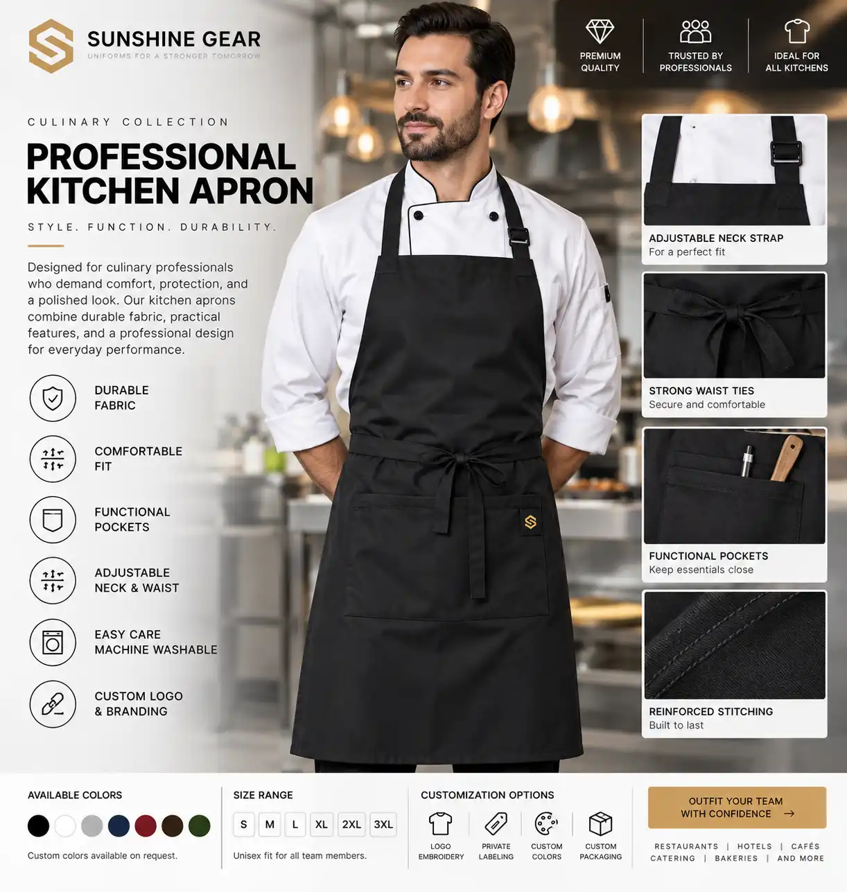 Professional Kitchen Apron