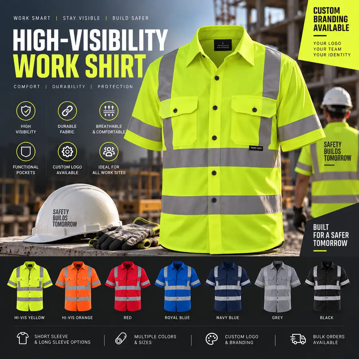 High-Visibility Work Shirt
