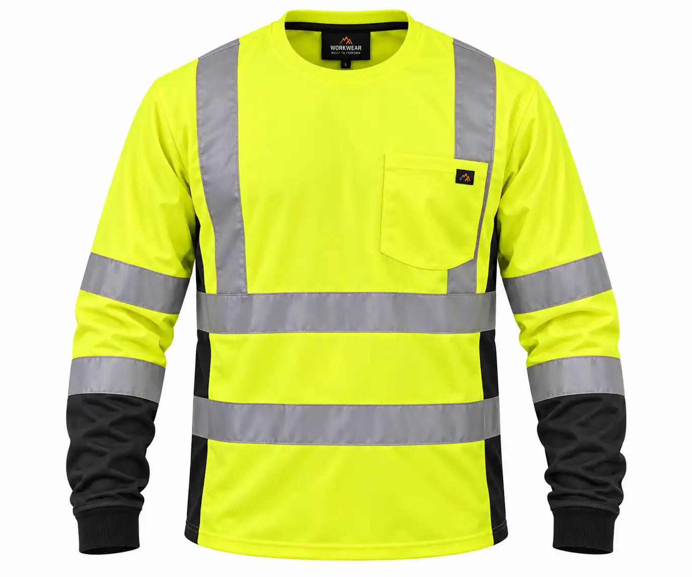 High-Visibility Long-Sleeve Work T-Shirt - Image 2