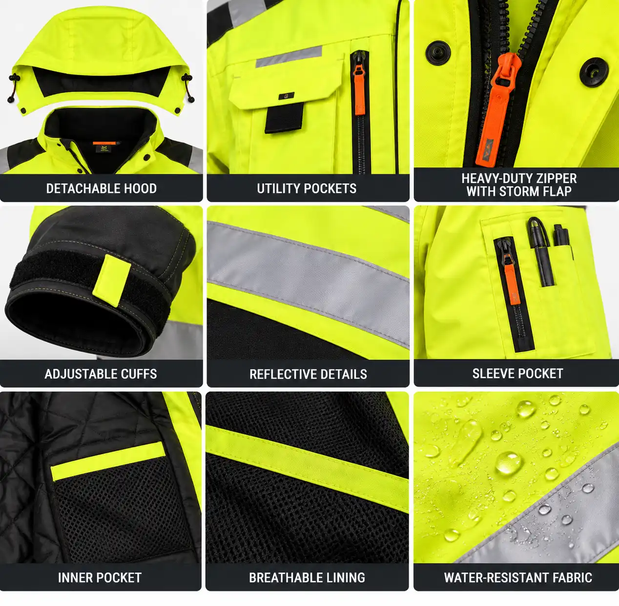 High-Visibility Work Jacket - Image 4