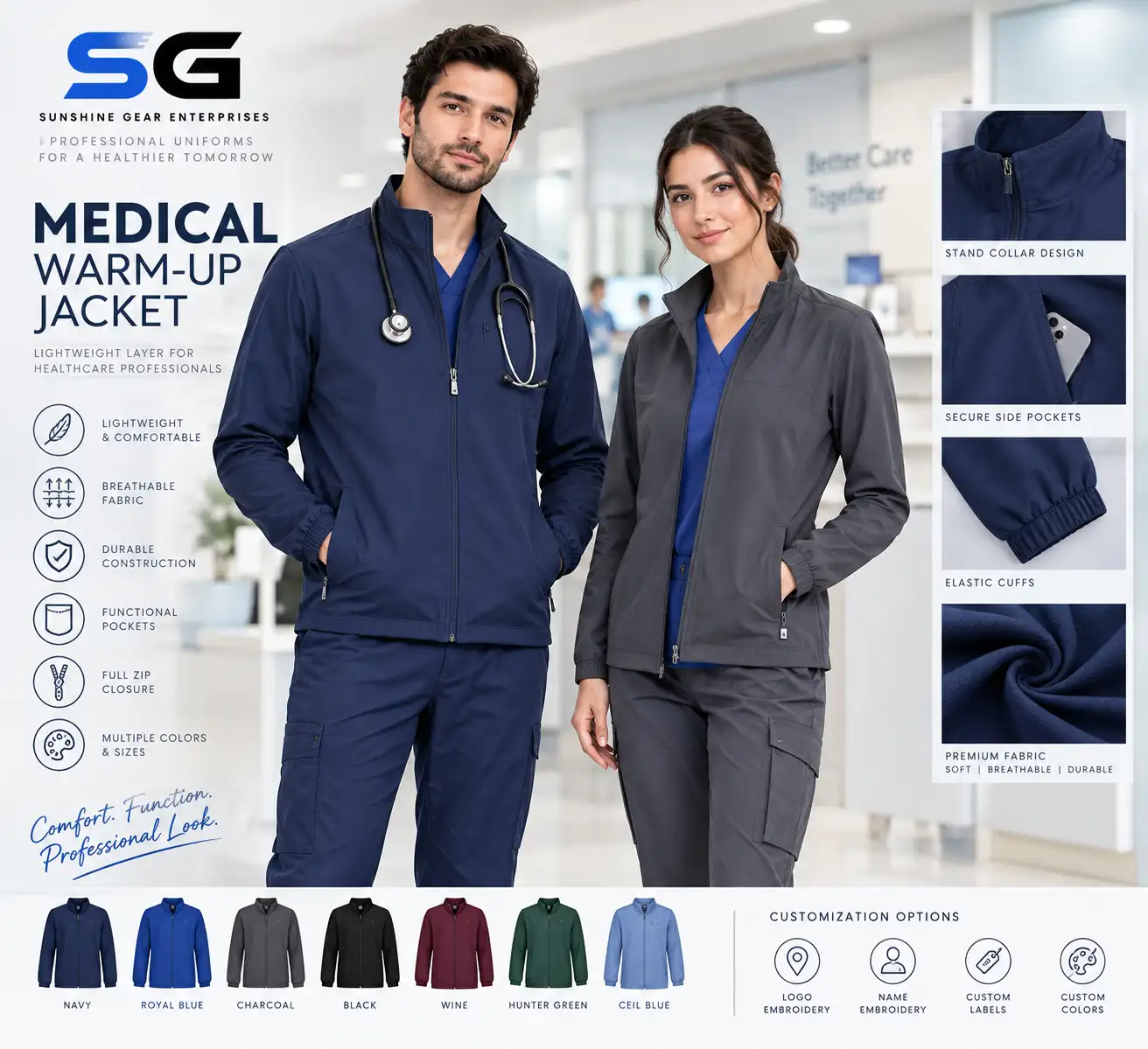 Medical Warm-Up Jacket