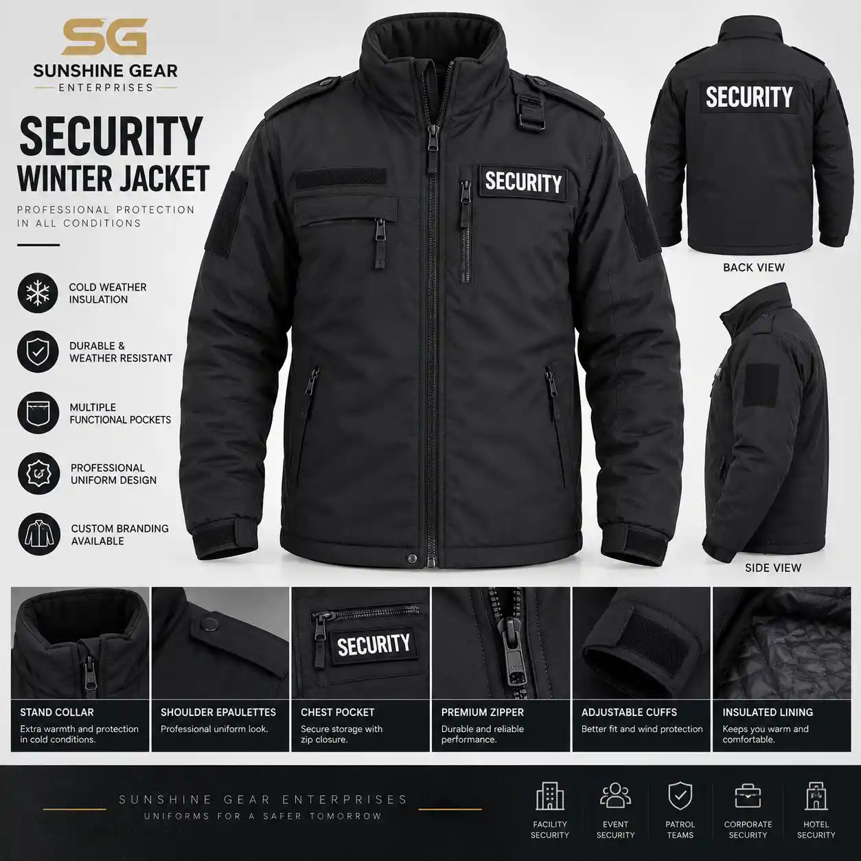 Security Winter Jacket