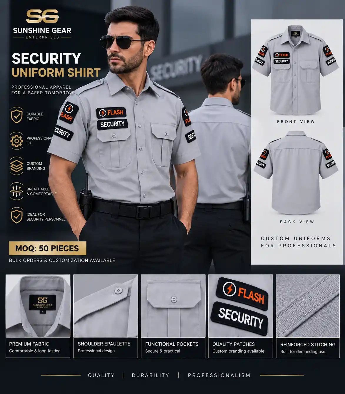 Professional Security Duty Shirt