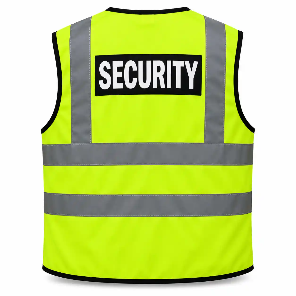 Fluorescent Orange High-Visibility Security Safety Vest - Image 3